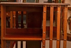 03921-Antique-Edwardian-Revolving-Bookcase-C1900-5