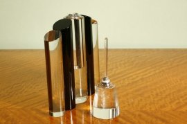 Art-Deco-Style-Clear---Black-Crystal-Perfume-Bottle-2