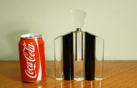 Art-Deco-Style-Clear---Black-Crystal-Perfume-Bottle-3