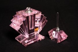 Art-Deco-Style-Pink-Fan-Crystal-Perfume-Bottle-5