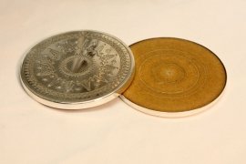 Attractive-English-Silver-Plate-12-Coaster-Set-5