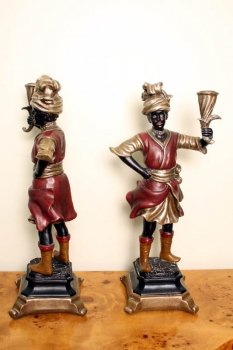 Beautiful-Pair-Bronze-Blackamoor-Candle-Holders-4