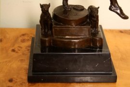 Captivating-Art-Deco-Bronze-Dancer-with-Dogs-Colinet-8