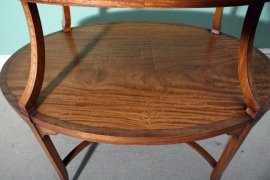 Elegant-Antique-English-Satinwood-Etagere-Tray-Table-10