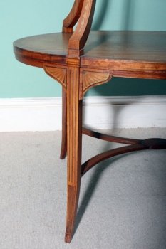 Elegant-Antique-English-Satinwood-Etagere-Tray-Table-5
