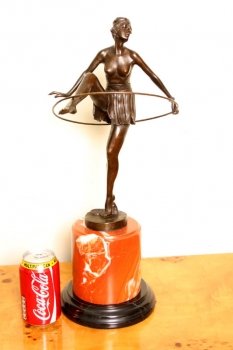 Elegant-Art-Deco-Bronze-Hoop-Dancing-Girl-Alonzo-11