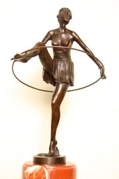 Elegant-Art-Deco-Bronze-Hoop-Dancing-Girl-Alonzo-2
