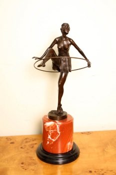 Elegant-Art-Deco-Bronze-Hoop-Dancing-Girl-Alonzo-3