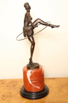 Elegant-Art-Deco-Bronze-Hoop-Dancing-Girl-Alonzo-4