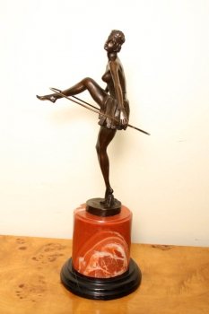 Elegant-Art-Deco-Bronze-Hoop-Dancing-Girl-Alonzo-6