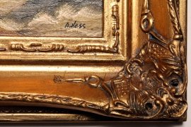 Elegant-Oil-Painting-Sailing-Ship-Giltwood-Frame-3