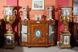 Enormous-Pair-6-Ft-French-Porcelain-Gilded-Bronze-Vases-11