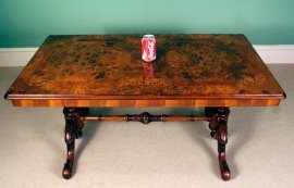 Fine-Victorian-Cabriole-Inlaid-Burr-Walnut-Coffee-Table-6