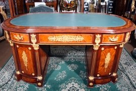 Gorgeous-Ornate-French-Empire-Pedestal-Desk-10