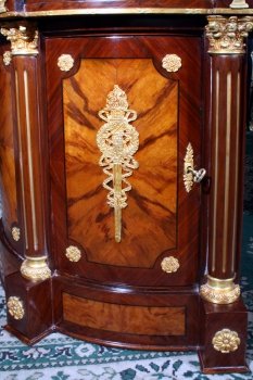 Gorgeous-Ornate-French-Empire-Pedestal-Desk-5