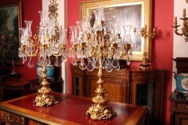 Huge-Pair-Italian-Gilded-Bronze---Crystal-Candelabras-2