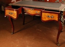 LOUIS-XV-Mahogany-Bureau-Writing-Table-Desk-2