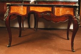 LOUIS-XV-Mahogany-Bureau-Writing-Table-Desk-3