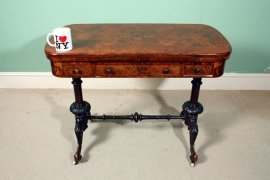 Large-Antique-Victorian-Burr-Walnut-Card-Table-c.1860-12