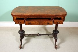 Large-Antique-Victorian-Burr-Walnut-Card-Table-c.1860-3