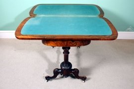 Large-Antique-Victorian-Burr-Walnut-Card-Table-c.1860-8