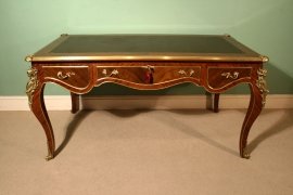 Louis-XV-Kingwood-Bureau-Plat-Writing-Table-Desk-1