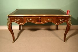 Louis-XV-Kingwood-Bureau-Plat-Writing-Table-Desk-11