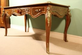 Louis-XV-Kingwood-Bureau-Plat-Writing-Table-Desk-4