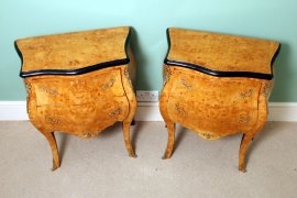 Pair-French-Louis-XV-Birdseye-Maple-Bedside-Cabinets-2
