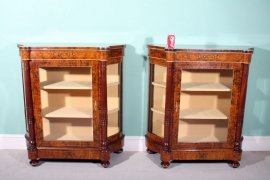 Pair-Italian-Burr-Walnut-Inlaid-Display-Cabinets-12