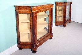 Pair-Italian-Burr-Walnut-Inlaid-Display-Cabinets-4