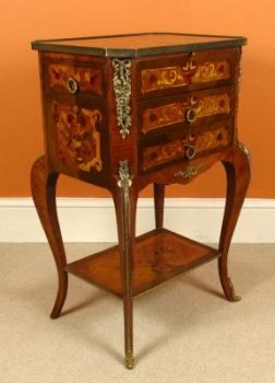 Pair-Louis-XV-Style-Walnut-Inlaid-Bedside-Drawers-3