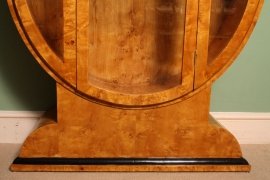 Stunning-Art-Deco-Birdseye-Maple-Oval-Display-Cabinet-5