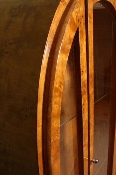 Stunning-Art-Deco-Birdseye-Maple-Oval-Display-Cabinet-6
