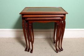 Stunning-Burr-Walnut-Nest-of-Three-Tables-Crossbanding-1