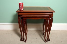Stunning-Burr-Walnut-Nest-of-Three-Tables-Crossbanding-8