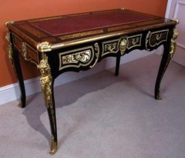 Stunning-Ebonised-Boulle-French-Ormolu-Writing-Table-2