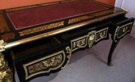 Stunning-Ebonised-Boulle-French-Ormolu-Writing-Table-3
