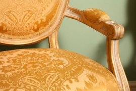 Stunning-Pair-French-Louis-XVI-Gilded-Armchairs-7