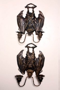 Unusual-Pair-Bronze-Bat-Wall-Candelabras-Boulton-1