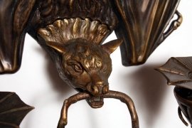 Unusual-Pair-Bronze-Bat-Wall-Candelabras-Boulton-3