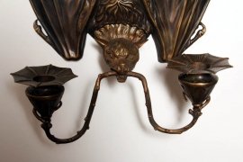 Unusual-Pair-Bronze-Bat-Wall-Candelabras-Boulton-5