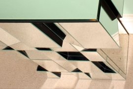 Unusual-Ultra-Modern-Mirrored-Cubist-Console-Table-5