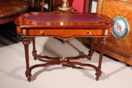 Victorian-Walnut-Bureau-Writing-Table-Desk-1