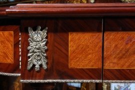 Victorian-Walnut-Bureau-Writing-Table-Desk-4