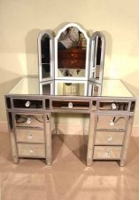 Gorgeous Art Deco Mirrored Dressing Table with Mirror | Ref. no. 00914 | Regent Antiques
