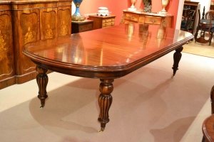 Vintage 10 ft Victorian Mahogany Dining Table 2 leaves | Ref. no. 02951A | Regent Antiques