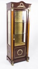 French Empire Style Mahogany Display Cabinet | Ref. no. 04156 | Regent Antiques