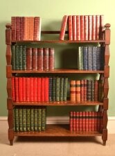 Antique Victorian Oak Open Bookcase c.1880 | Ref. no. 05555 | Regent Antiques
