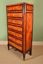 Antique French Kingwood Tall Chest Semainier c.1880 | Ref. no. 05800 | Regent Antiques